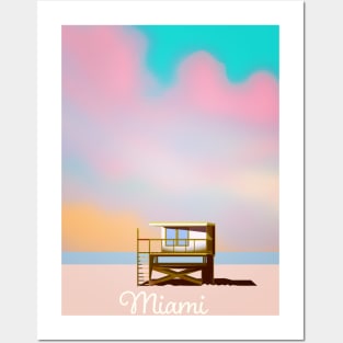 Miami Lifeguard Posters and Art